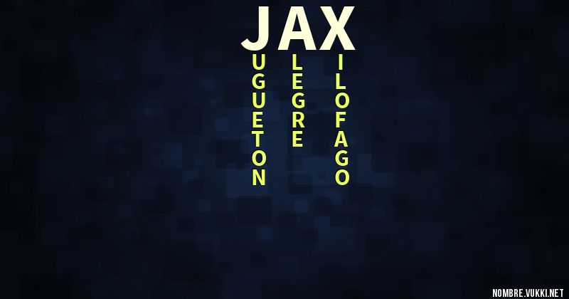 Acróstico jax