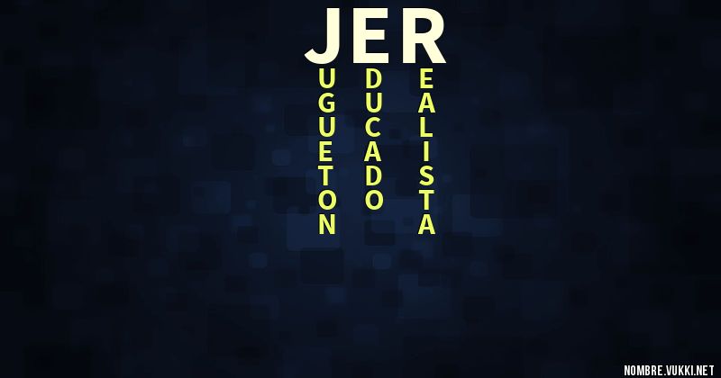 Acróstico jer