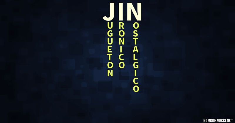 Acróstico jin