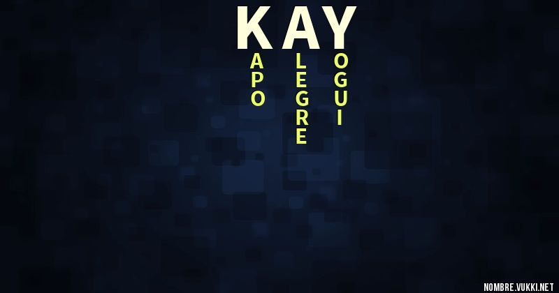 Acróstico kay