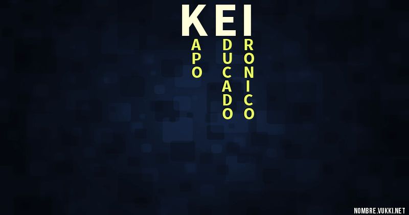 Acróstico kei