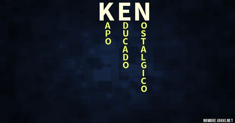 Acróstico ken