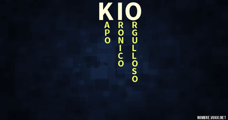Acróstico kio