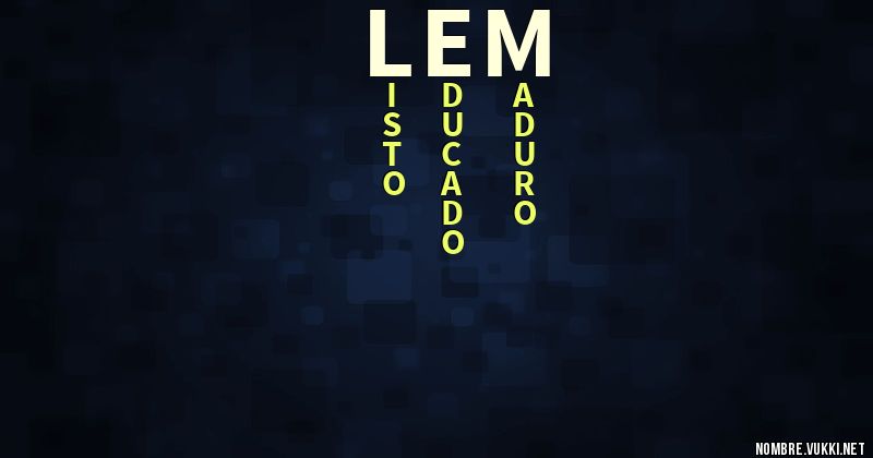 Acróstico lem