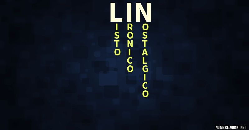 Acróstico lin