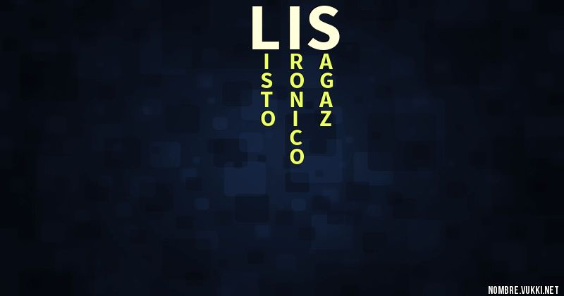 Acróstico lis