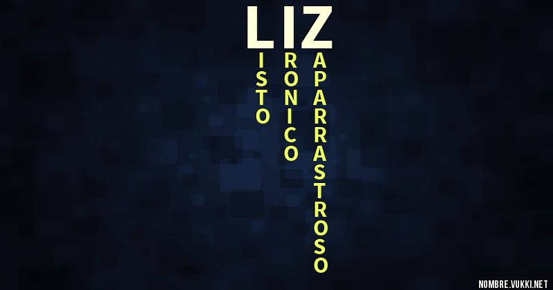 Acróstico liz