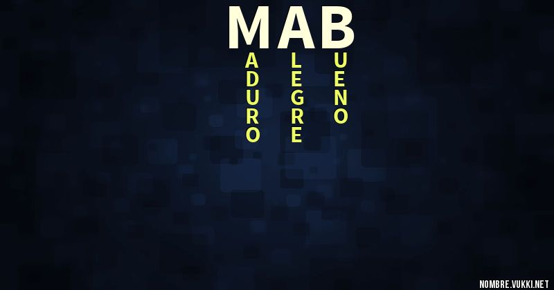 Acróstico mab