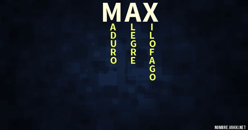 Acróstico max