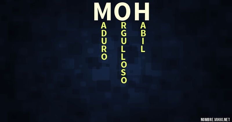 Acróstico moh