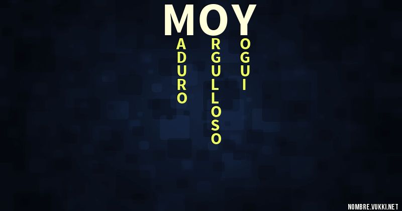 Acróstico moy