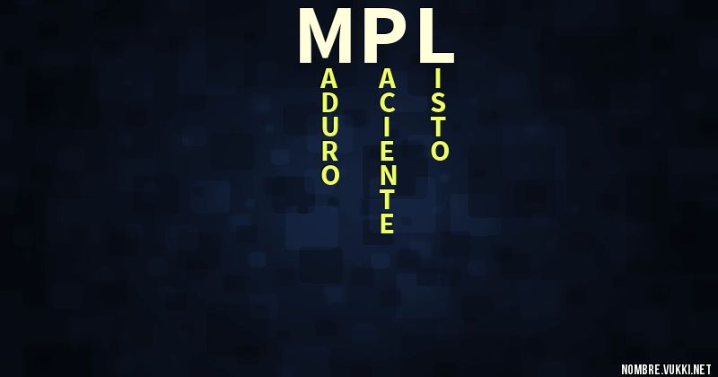 Acróstico mpl