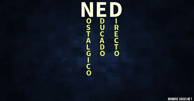 Acróstico ned