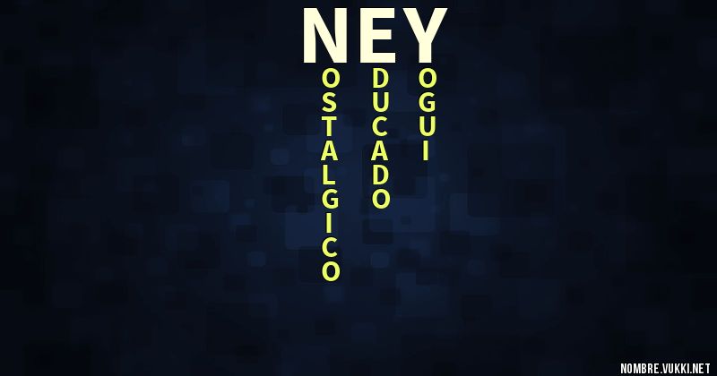 Acróstico ney