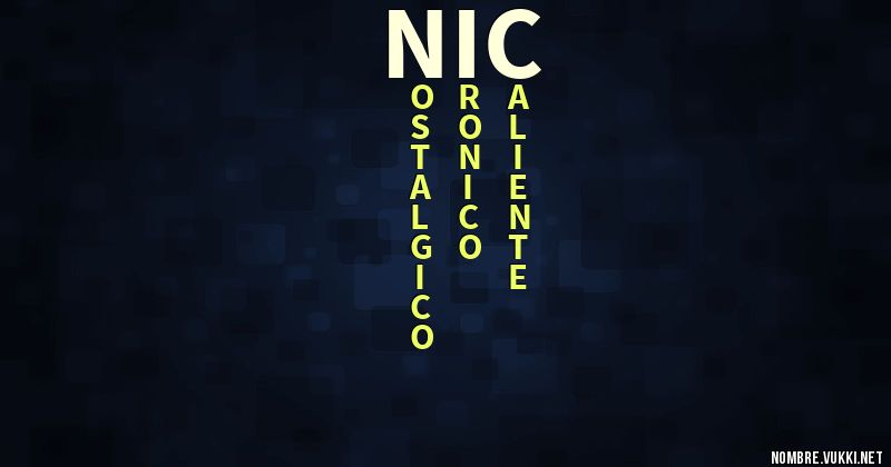 Acróstico nic0