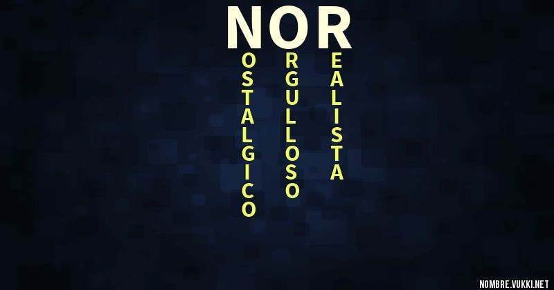Acróstico nor
