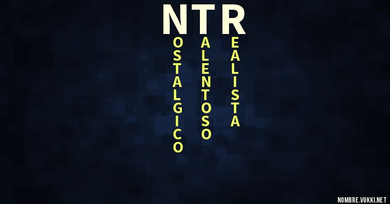 Acróstico ntr