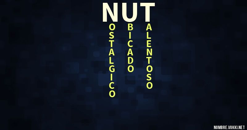 Acróstico nut