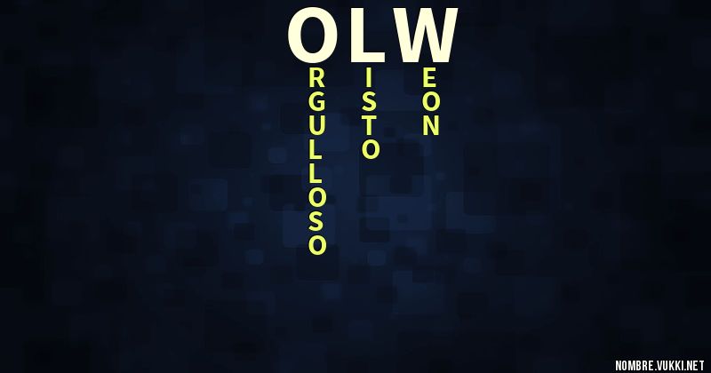 Acróstico olw