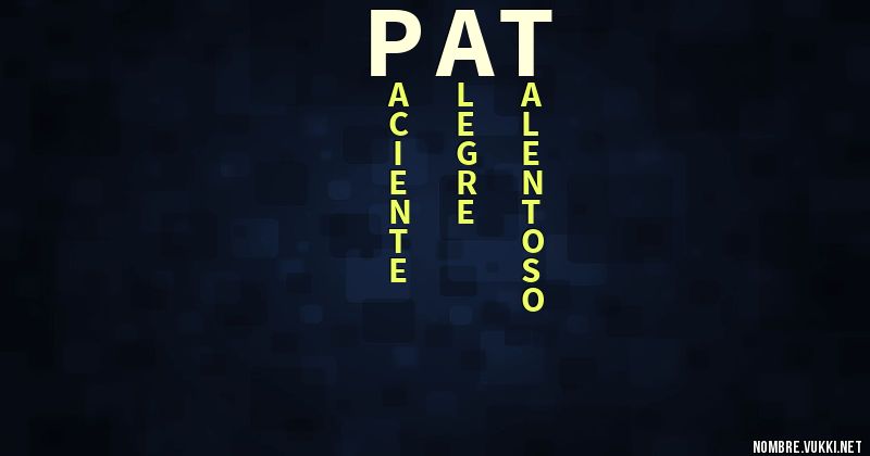 Acróstico pat