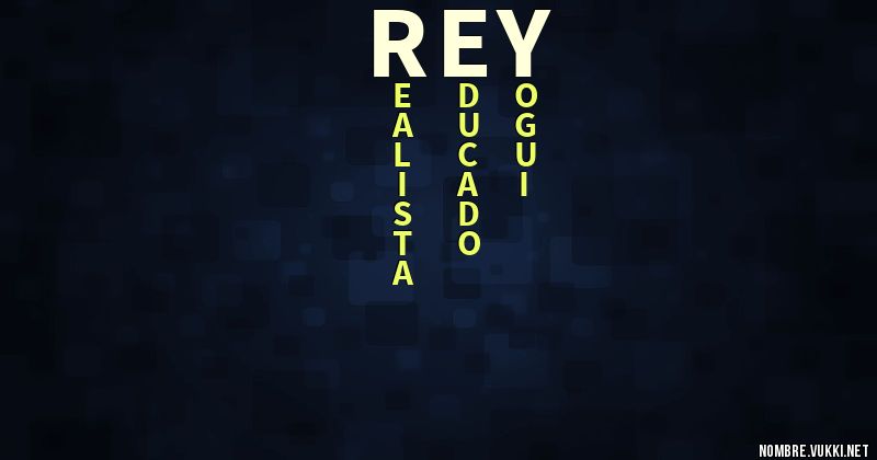 Acróstico rey