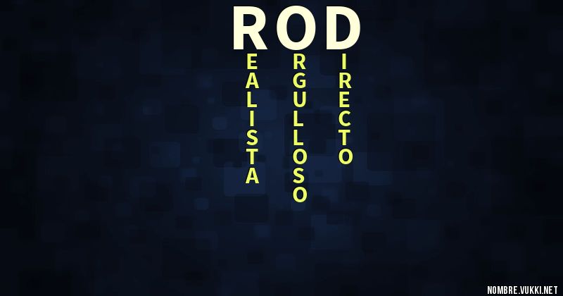 Acróstico rod