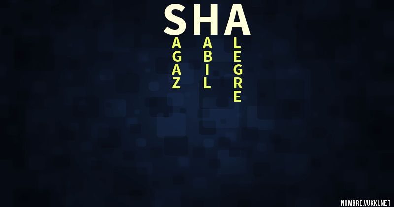 Acróstico sha