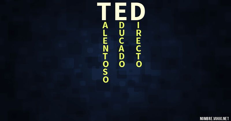 Acróstico ted