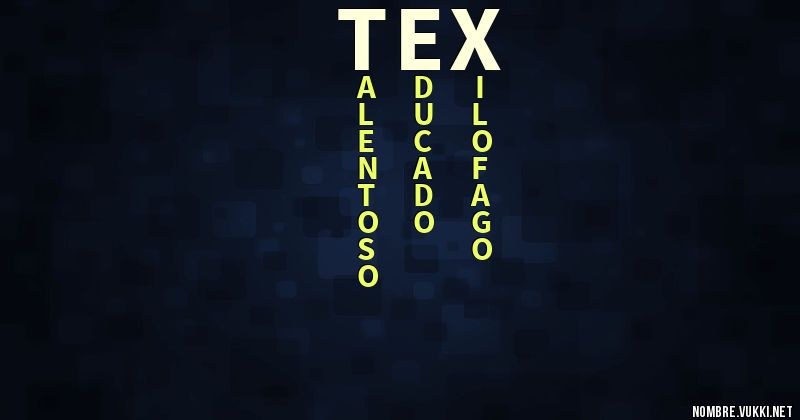 Acróstico tex