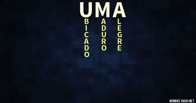 Acróstico uma