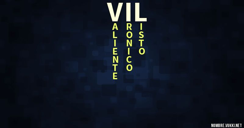 Acróstico vil