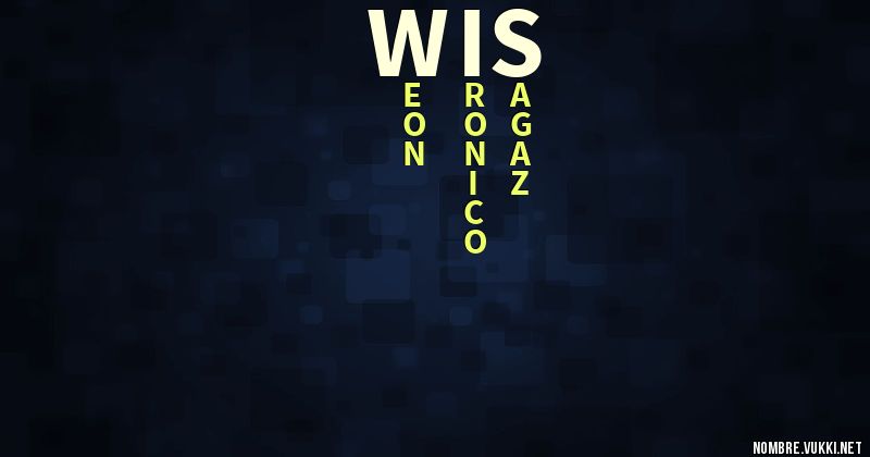 Acróstico wis