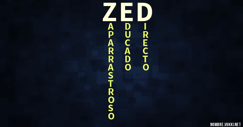Acróstico zed