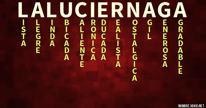 Acróstico la-luciernaga