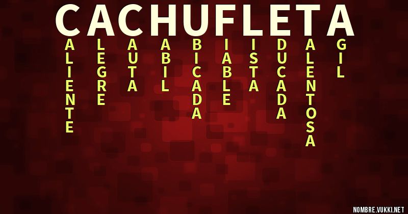 Acróstico cachufleta