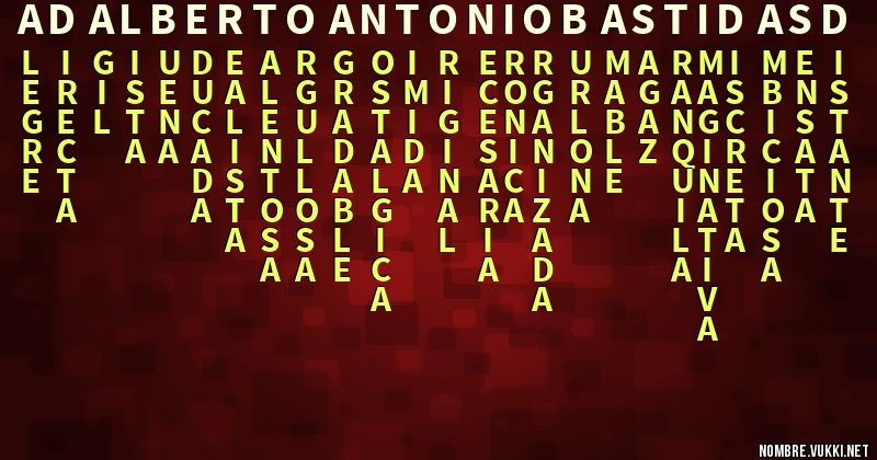 Acróstico adalberto antonio bastidas d