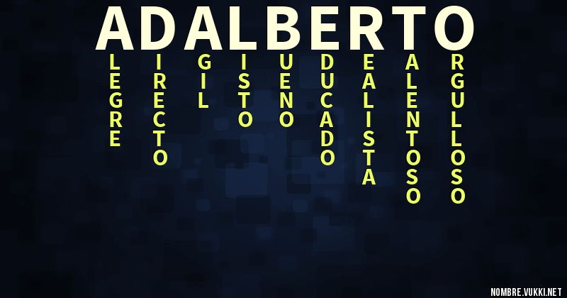 Acróstico adalberto