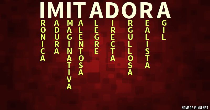 Acróstico imitadora