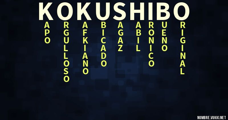 Acróstico kokushibo
