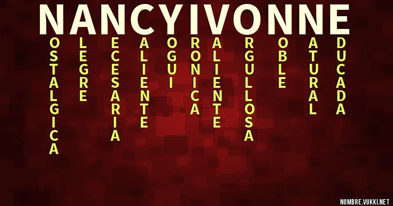 Acróstico nancy ivonne