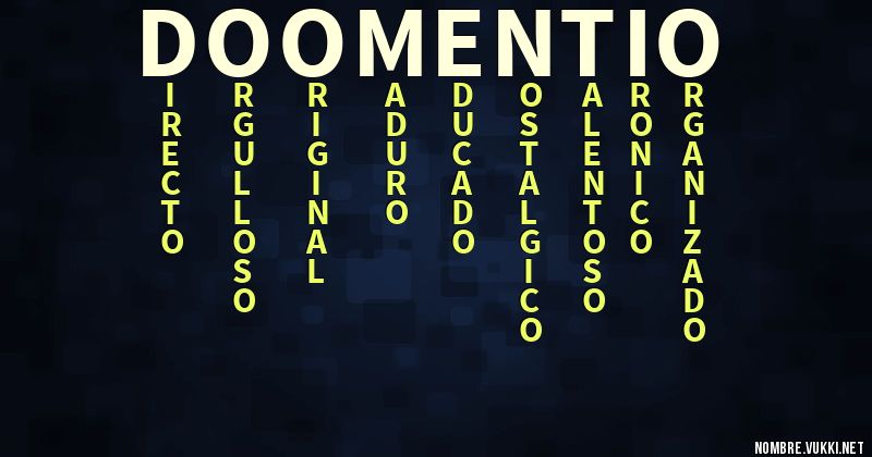 Acróstico doomentio