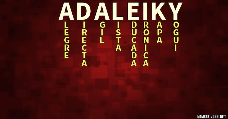 Acróstico adaleiky