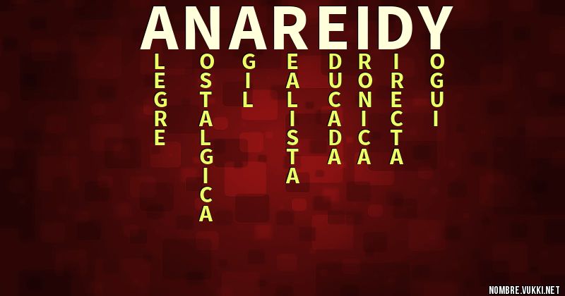 Acróstico anareidy