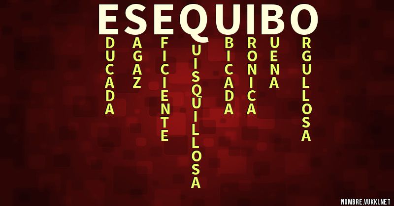 Acróstico esequibo