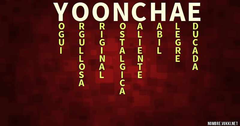 Acróstico yoonchae