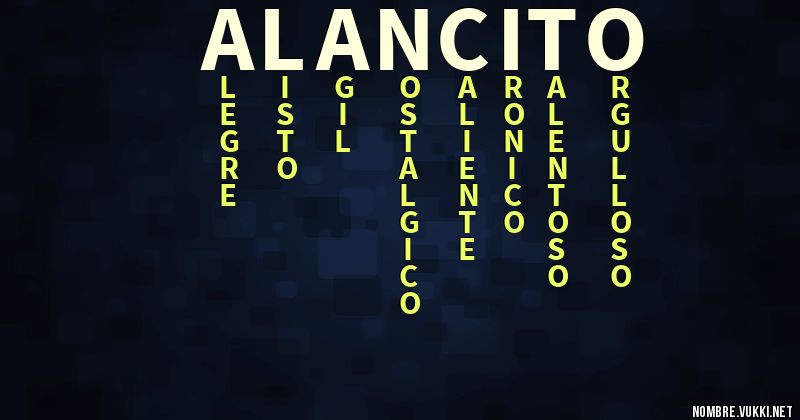 Qué significa alancito