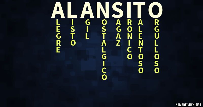 Qué significa alansito