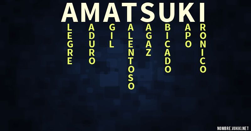 Acróstico amatsuki