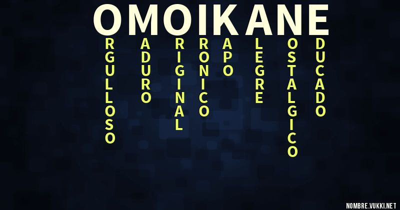 Acróstico omoikane