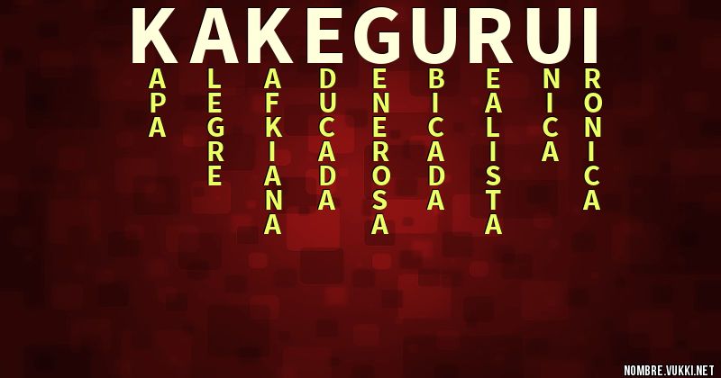Acróstico kakegurui